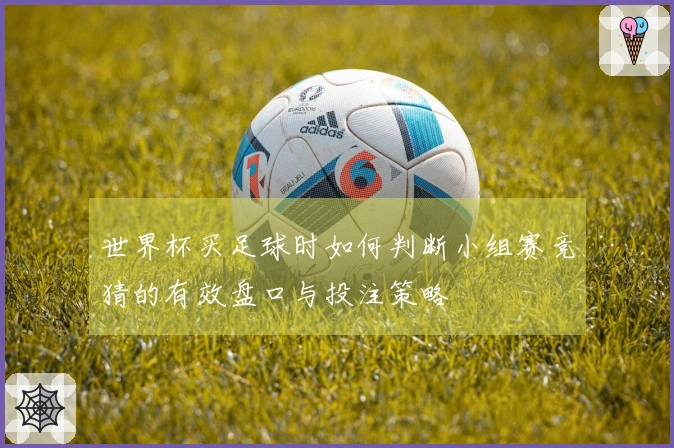 世界杯买足球时如何判断小组赛竞猜的有效盘口与投注策略
